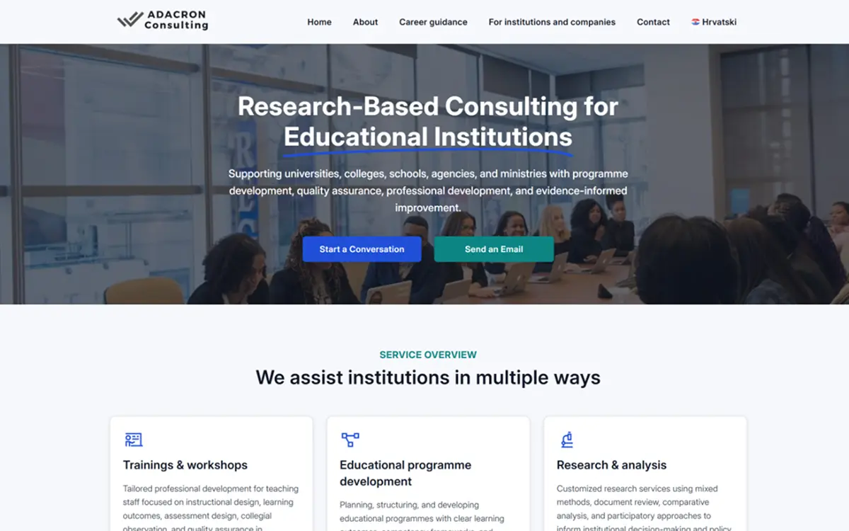 ADACRON Consulting project preview